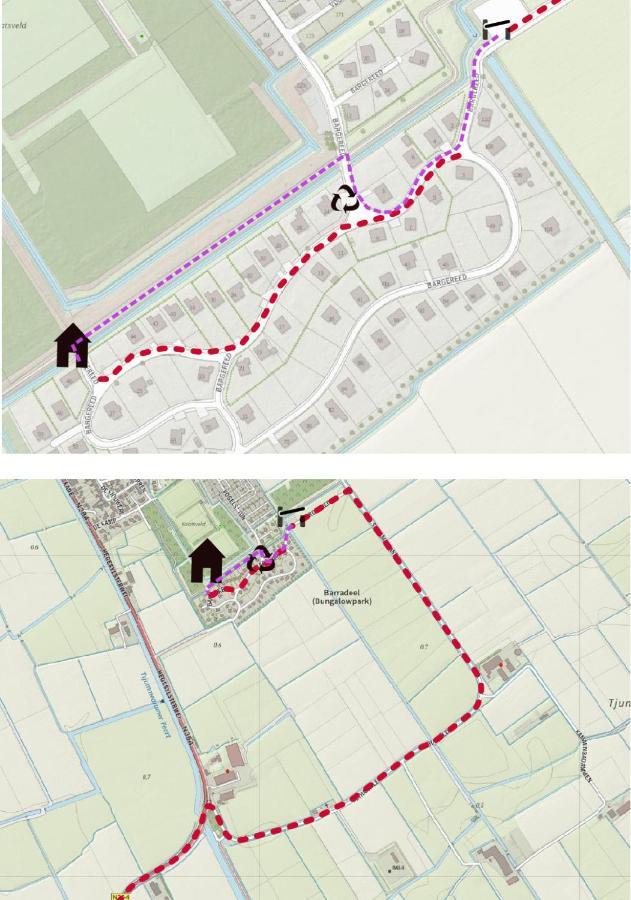 TzummarumWellnesshuis Met Hottub, Ligbad En Grote Tuin别墅 外观 照片